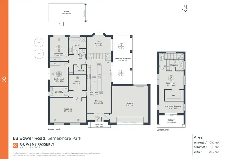 Floorplan of Homely house listing, 88 Bower Road, Semaphore Park SA 5019