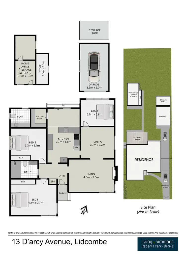 Floorplan of Homely house listing, 13 Darcy Avenue, Lidcombe NSW 2141