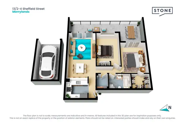 Floorplan of Homely apartment listing, 13/2-4 Sheffield Street, Merrylands NSW 2160