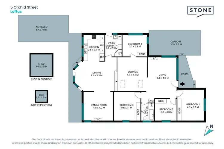 Floorplan of Homely house listing, 5 Orchid Street, Loftus NSW 2232