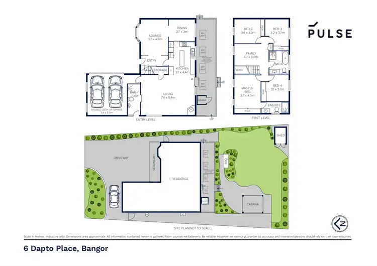 Floorplan of Homely house listing, 6 Dapto Place, Bangor NSW 2234
