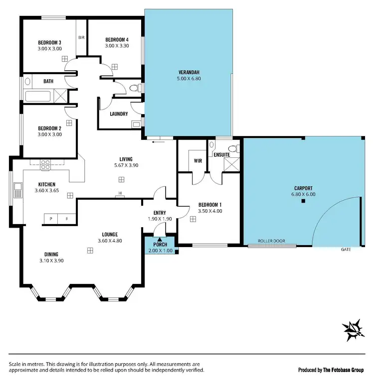 Floorplan of Homely house listing, 40 McHarg Road, Happy Valley SA 5159