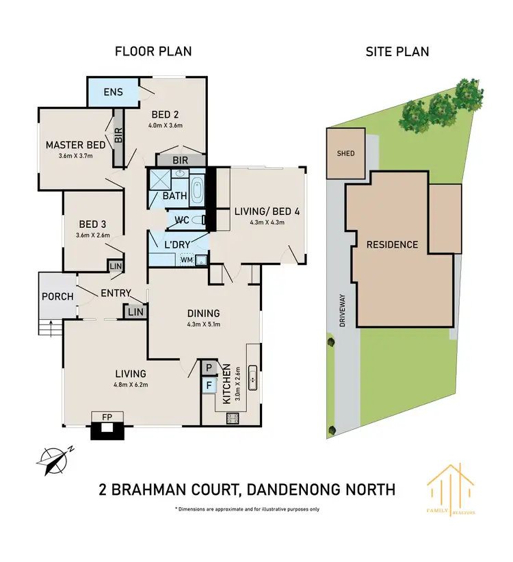 Floorplan of Homely house listing, 2 Brahman Court, Dandenong North VIC 3175