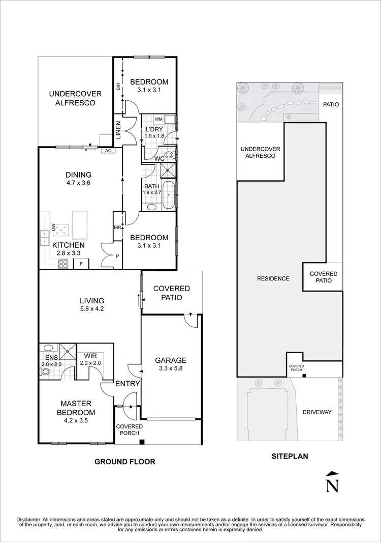 Floorplan of Homely unit listing, 2/64 Allenby Road, Hillside VIC 3037