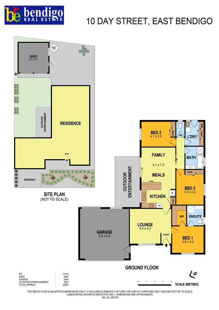 Floorplan of Homely house listing, 10 Day Street, East Bendigo VIC 3550
