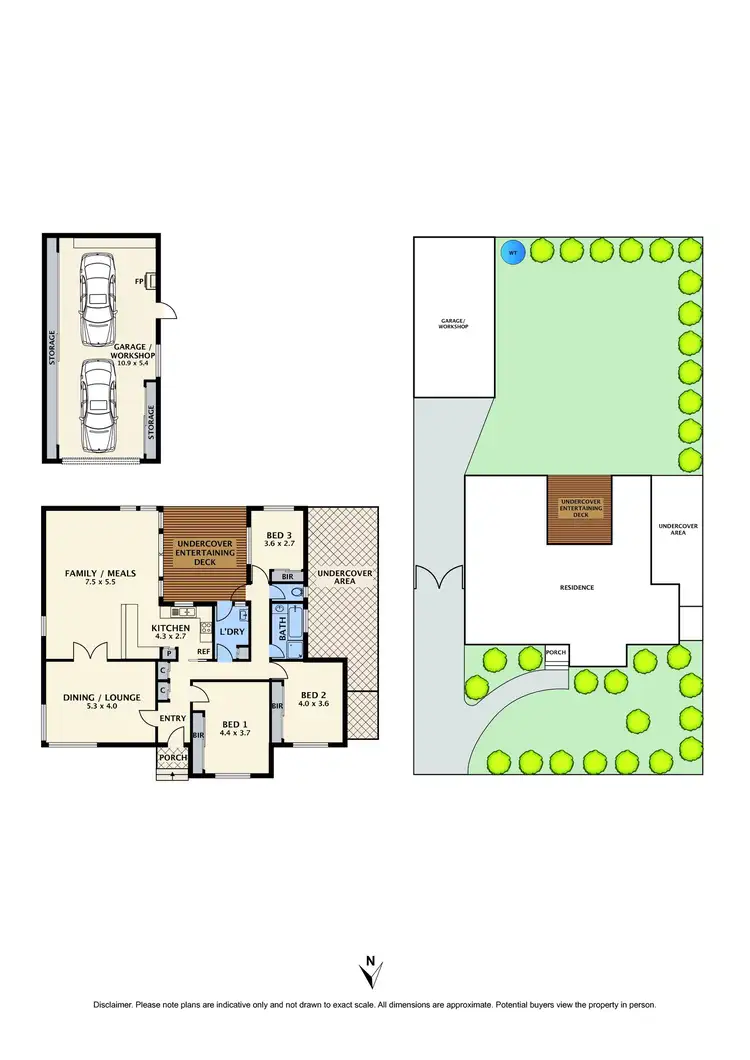 Floorplan of Homely house listing, 45 Newton Street, Reservoir VIC 3073