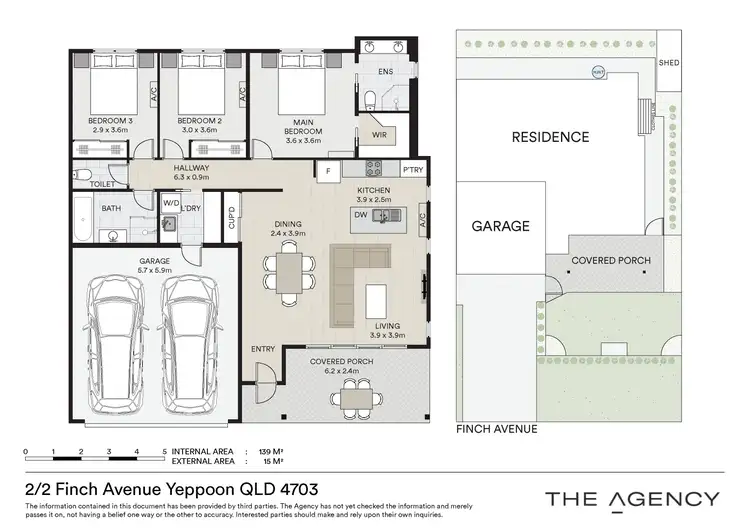 Floorplan of Homely unit listing, 2/1 Finch Avenue, Yeppoon QLD 4703