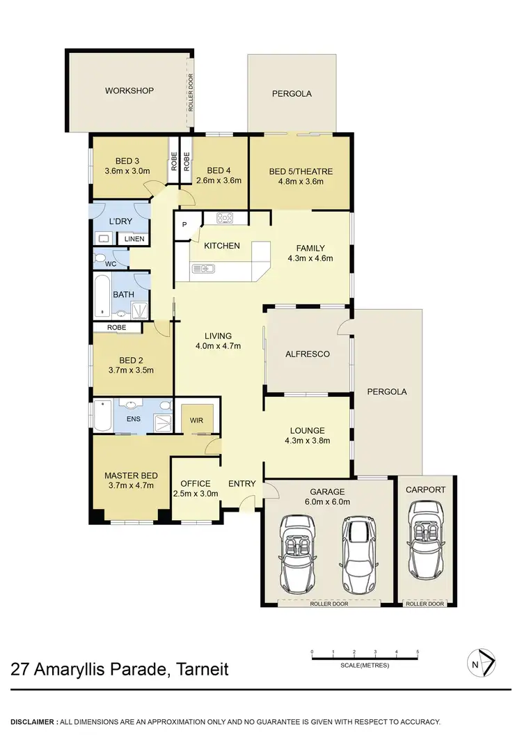 Floorplan of Homely house listing, 27 Amaryllis Parade, Tarneit VIC 3029