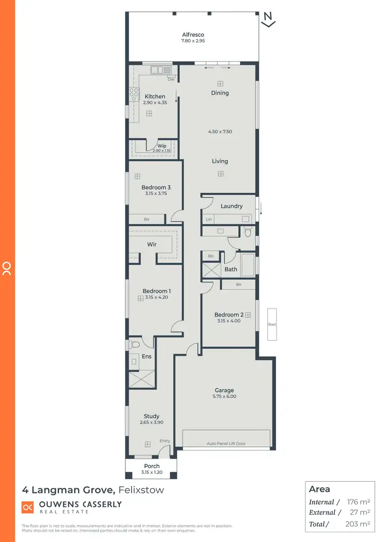 Floorplan of Homely house listing, 4 Langman Grove, Felixstow SA 5070