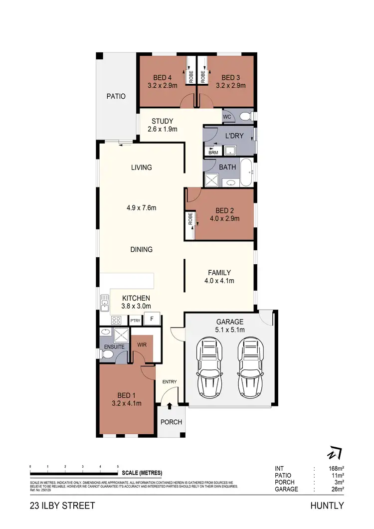 Floorplan of Homely house listing, 23 Ilby Street, Huntly VIC 3551