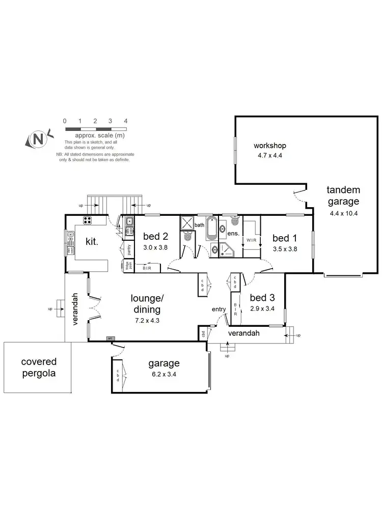 Floorplan of Homely unit listing, 4/4 Kia Ora Avenue, Upwey VIC 3158