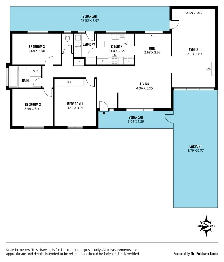 Floorplan of Homely house listing, 6 Suva Place, Happy Valley SA 5159