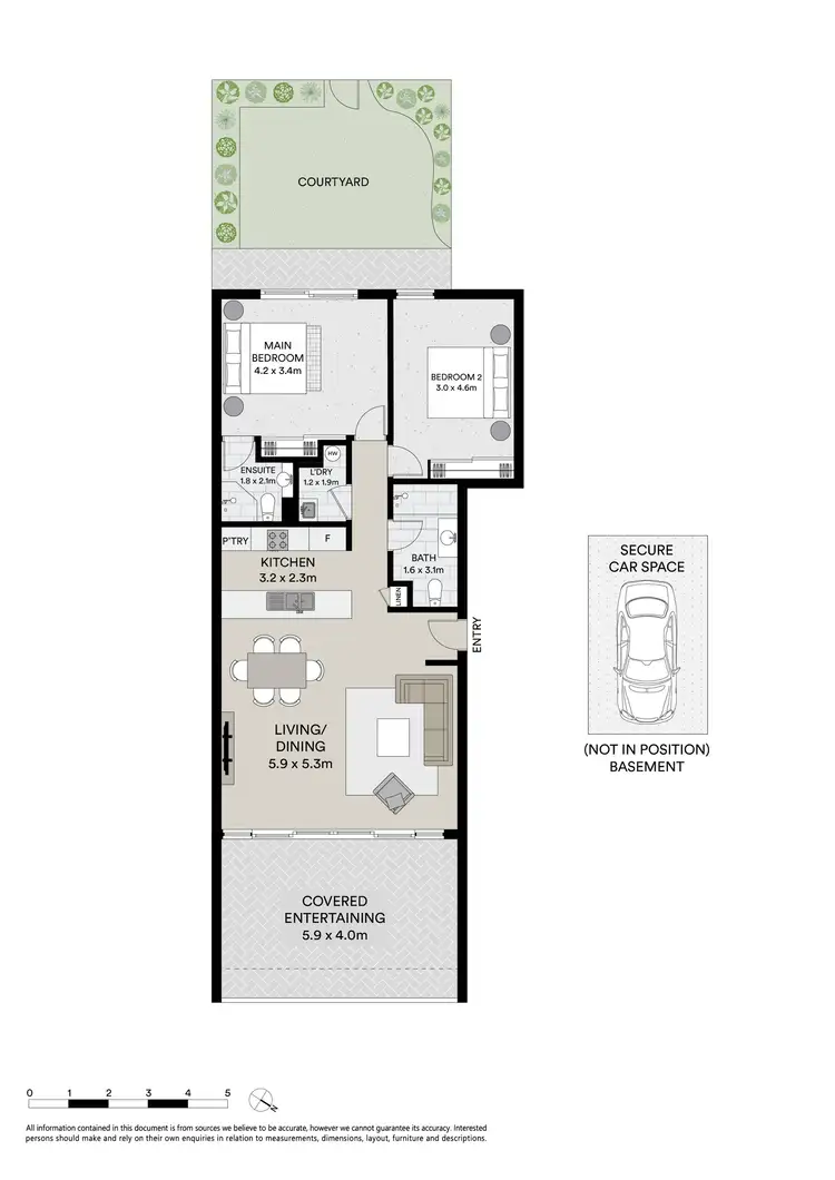 Floorplan of Homely apartment listing, 3/30 Showground Road, Gosford NSW 2250