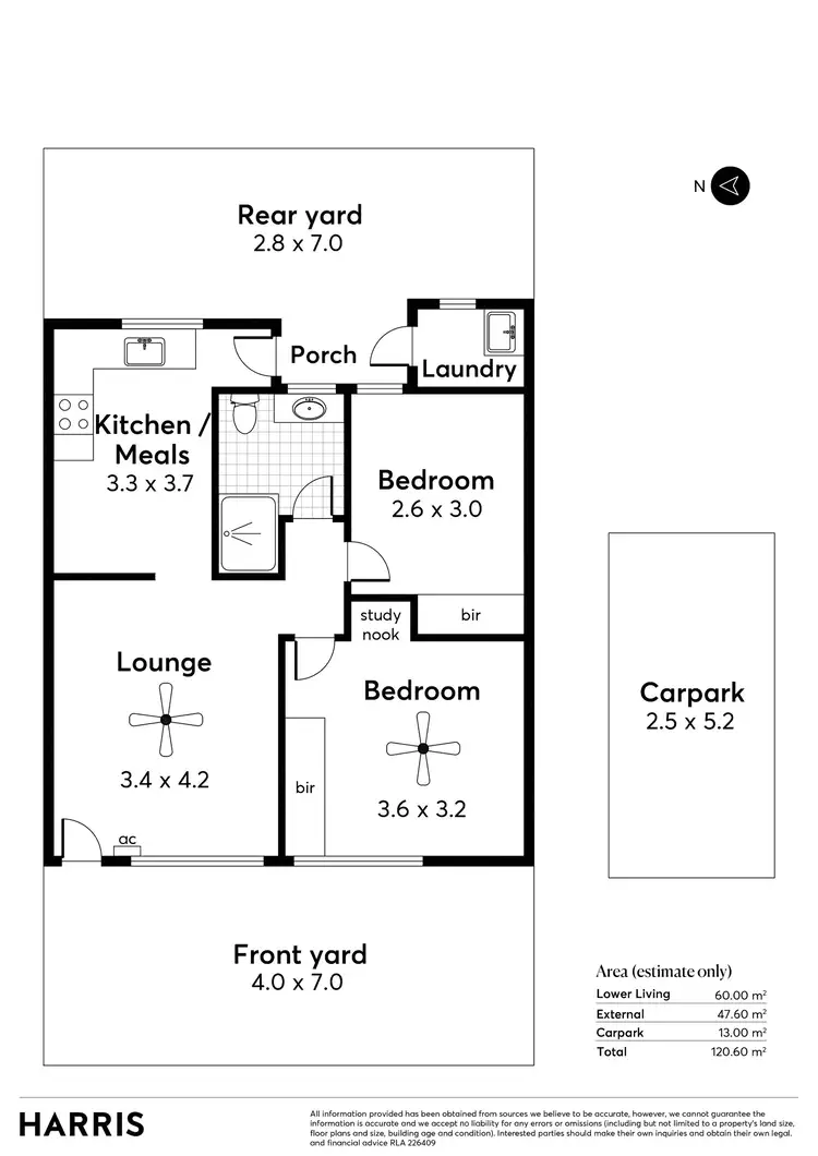 Floorplan of Homely unit listing, 2/161 Marian Road, Firle SA 5070