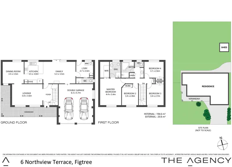 Floorplan of Homely house listing, 6 Northview Terrace, Figtree NSW 2525