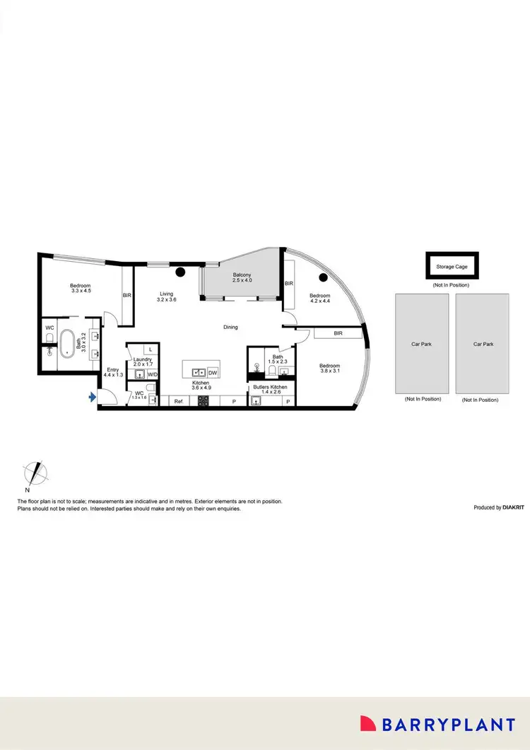 Floorplan of Homely apartment listing, 1203/112 Adderley Street, West Melbourne VIC 3003