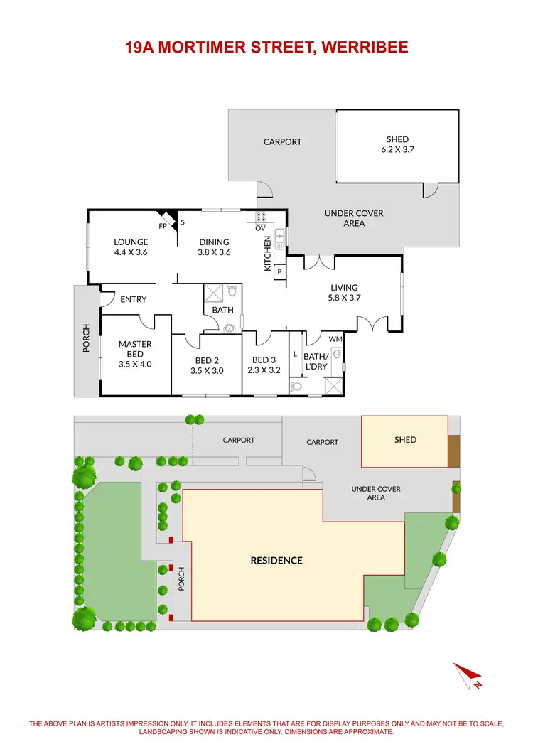 Floorplan of Homely house listing, 19 Mortimer Street, Werribee VIC 3030