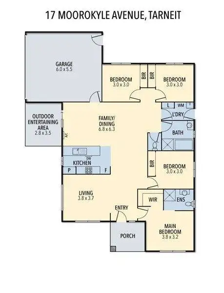 Floorplan of Homely land listing, 17 Moorookyle Avenue, Tarneit VIC 3029