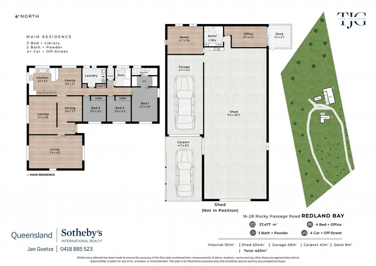 Floorplan of Homely house listing, 16-28 Rocky Passage Road, Redland Bay QLD 4165