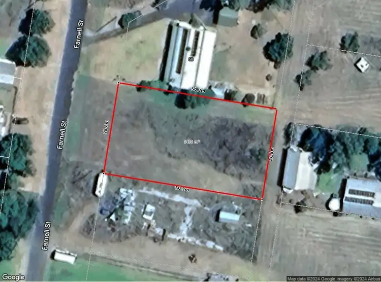 Floorplan of Homely land listing, 58 Farnell Street, Mendooran NSW 2842