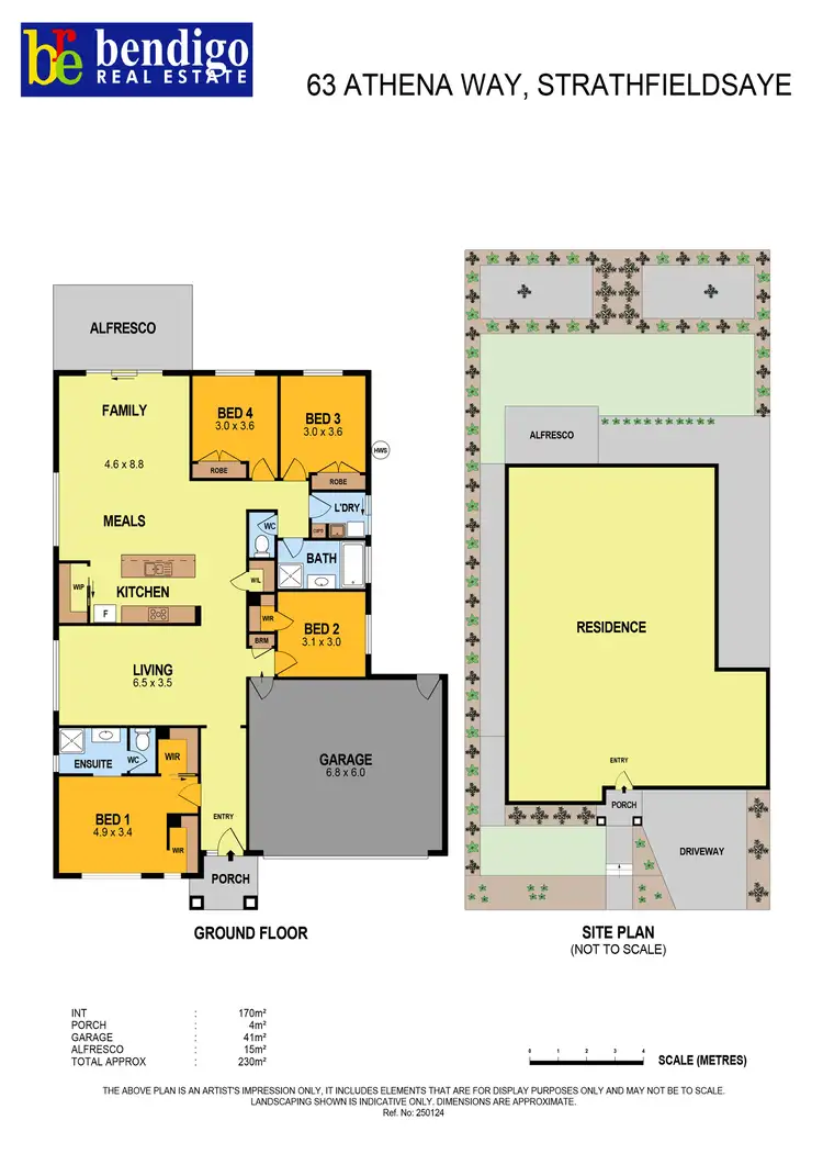 Floorplan of Homely house listing, 63 Athena Way, Strathfieldsaye VIC 3551