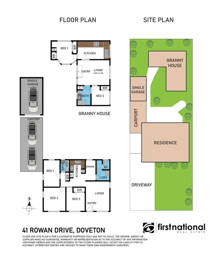 Floorplan of Homely house listing, 41 Rowan Drive, Doveton VIC 3177