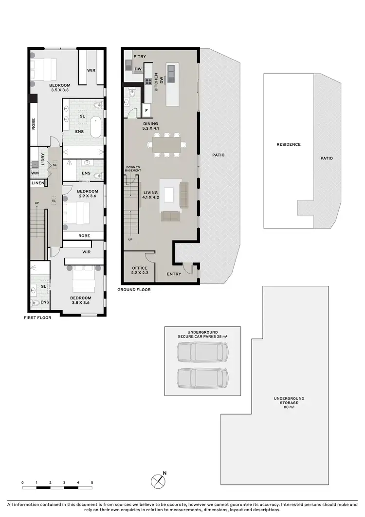 Floorplan of Homely apartment listing, 4/1 Burnett Street, North Hobart TAS 7000