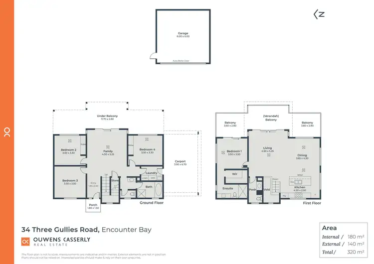 Floorplan of Homely house listing, 34 Three Gullies Road, Encounter Bay SA 5211
