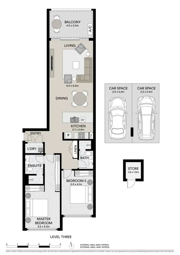 Floorplan of Homely apartment listing, A305/86 Centenary Drive, Strathfield NSW 2135