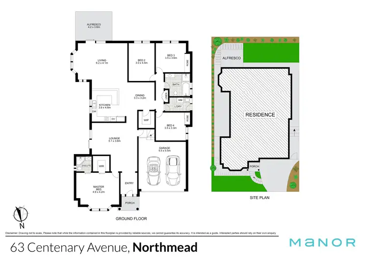 Floorplan of Homely house listing, 63 Centenary Avenue, Northmead NSW 2152