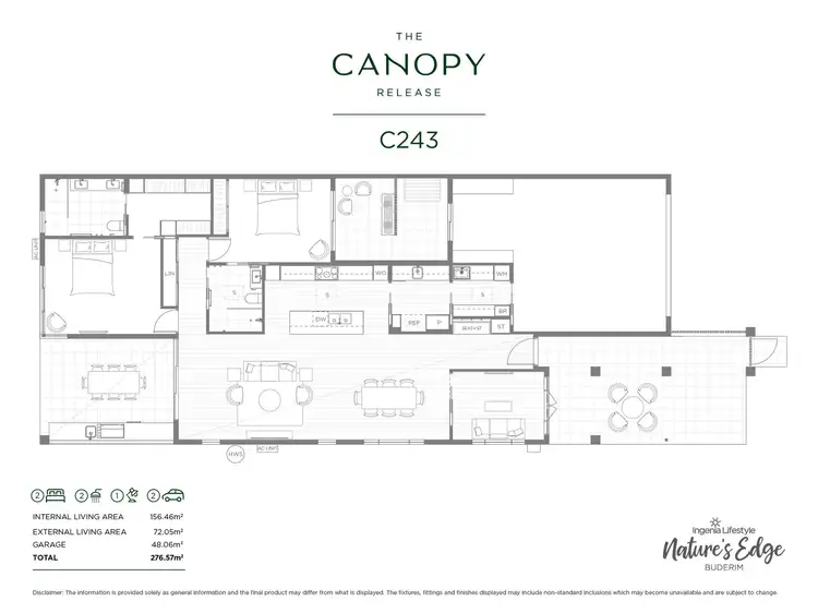 Floorplan of Homely house listing, Canopy 243/71 Owen Creek Road, Forest Glen QLD 4556