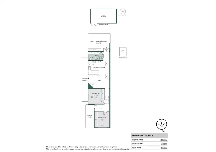 Floorplan of Homely house listing, 3A Lapthorne Street, Glenelg East SA 5045