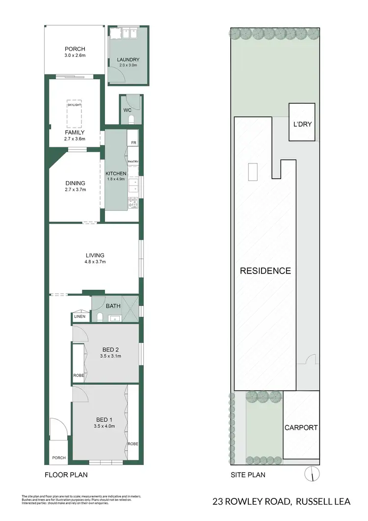 Floorplan of Homely house listing, 23 Rowley Road, Russell Lea NSW 2046