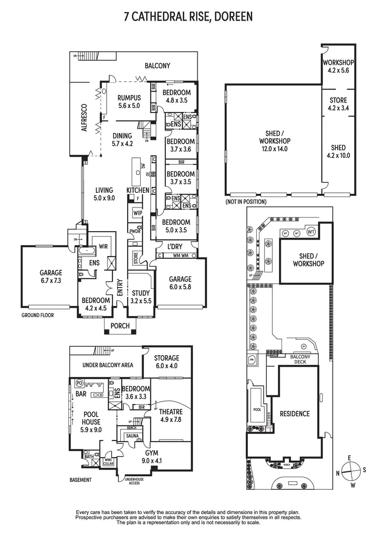 Floorplan of Homely house listing, 7 Cathedral Rise, Doreen VIC 3754