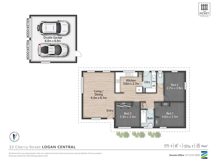 Floorplan of Homely house listing, 22 Cherry Street, Logan Central QLD 4114