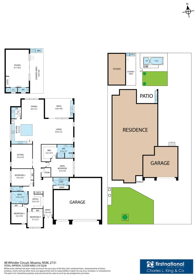 Floorplan of Homely house listing, 48 Whistler Circuit, Moama NSW 2731