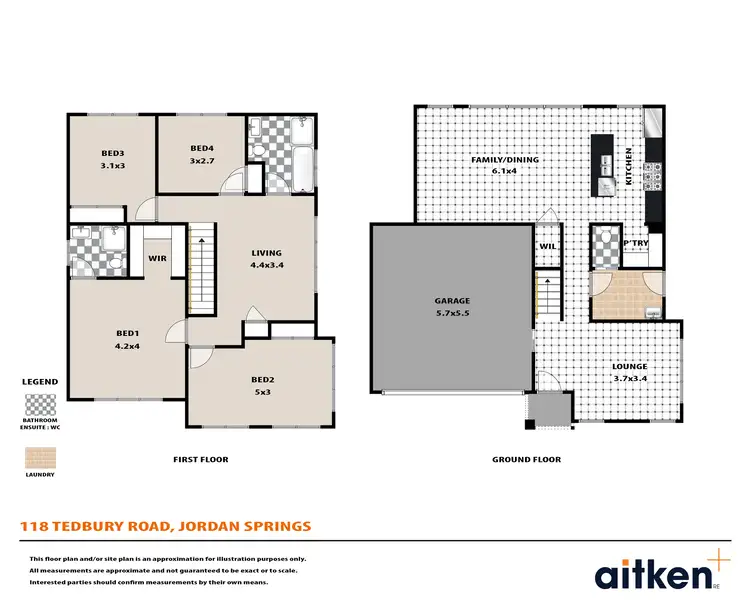 Floorplan of Homely house listing, 118 Tedbury Road, Jordan Springs NSW 2747