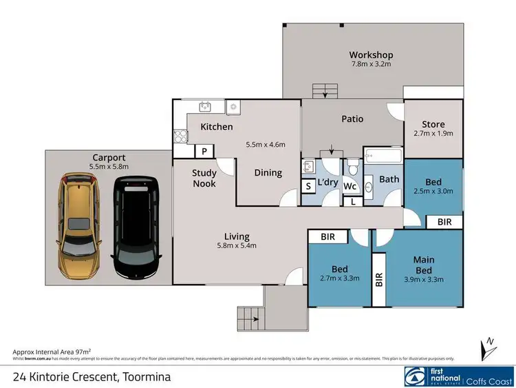 Floorplan of Homely house listing, 24 Kintorie Crescent, Toormina NSW 2452