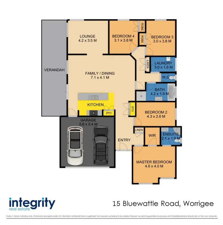 Floorplan of Homely house listing, 15 Bluewattle Road, Worrigee NSW 2540
