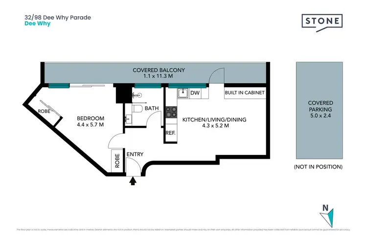 Floorplan of Homely apartment listing, 32/98 Dee Why Parade, Dee Why NSW 2099