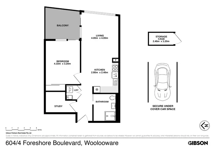 Floorplan of Homely apartment listing, 604/4 Foreshore Boulevard, Woolooware NSW 2230