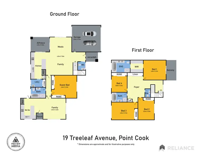 Floorplan of Homely house listing, 19 Treeleaf Avenue, Point Cook VIC 3030