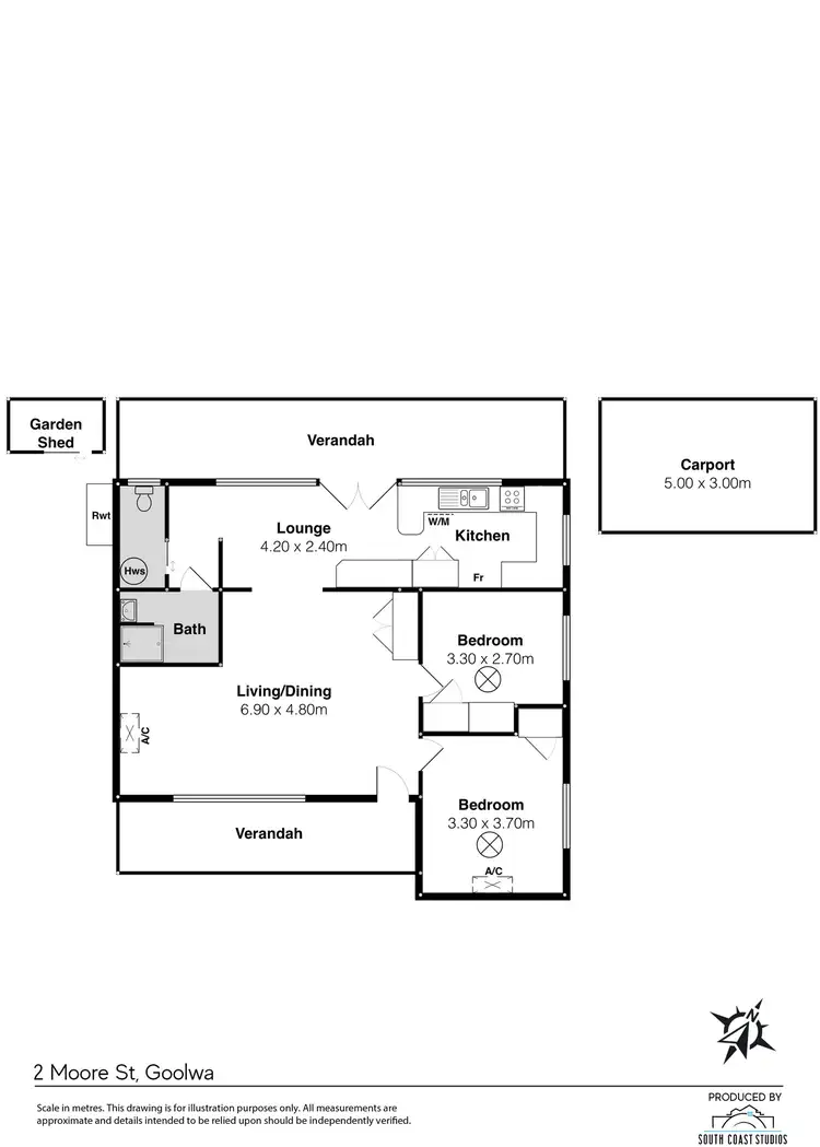 Floorplan of Homely house listing, 2 Moore Street, Goolwa SA 5214
