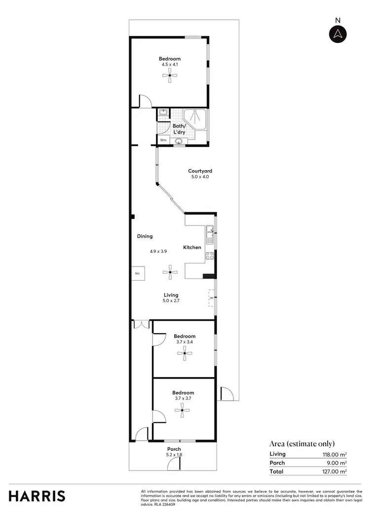Floorplan of Homely house listing, 7 Sheldon Street, Norwood SA 5067