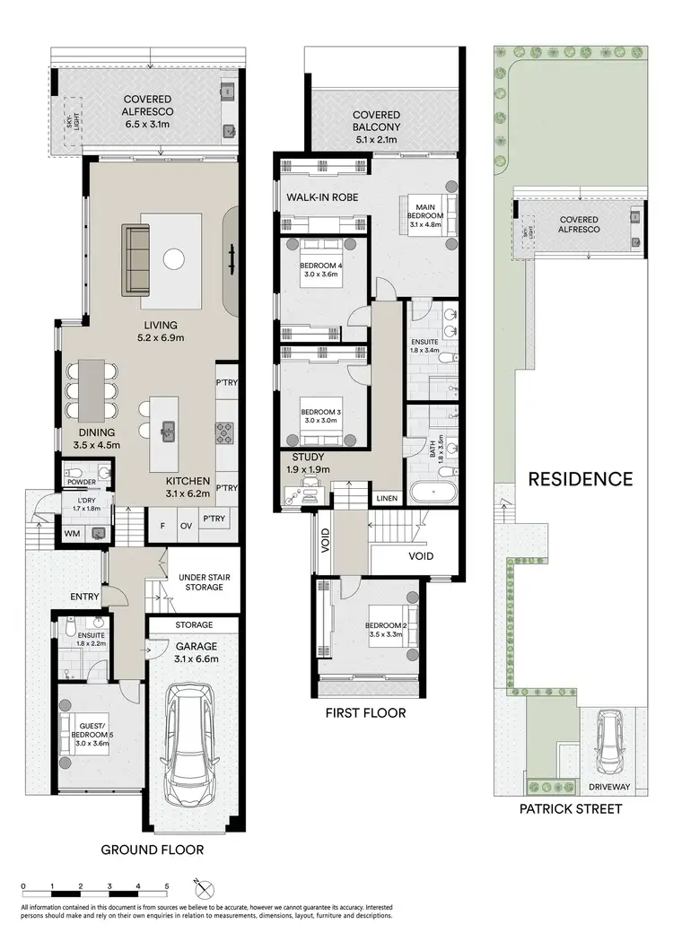 Floorplan of Homely semi-detached listing, 242a Patrick Street, Hurstville NSW 2220