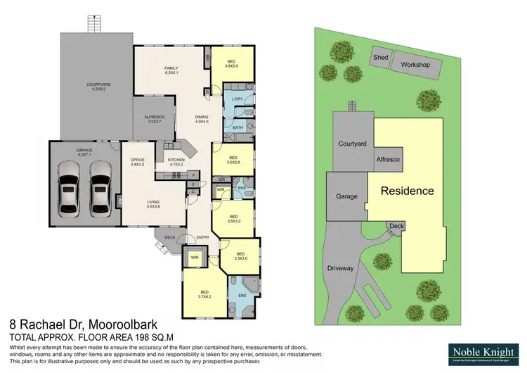 Floorplan of Homely house listing, 8 Rachael Drive, Mooroolbark VIC 3138