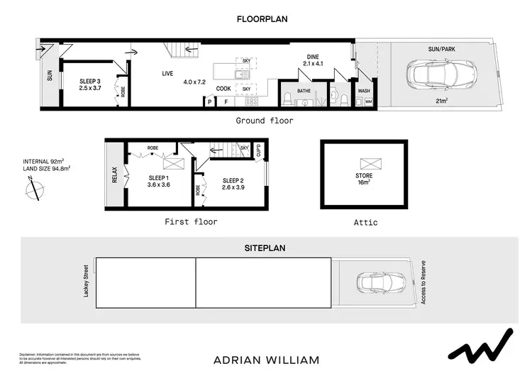 Floorplan of Homely house listing, 51 Lackey Street, St Peters NSW 2044