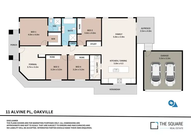 Floorplan of Homely house listing, 11 Alvine Place, Oakville NSW 2765