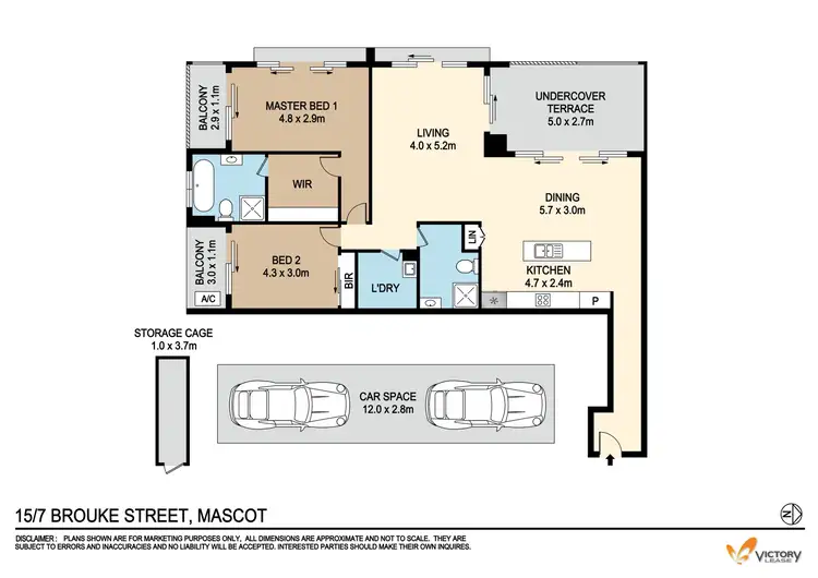 Floorplan of Homely apartment listing, 15/7 BOURKE Street, Mascot NSW 2020