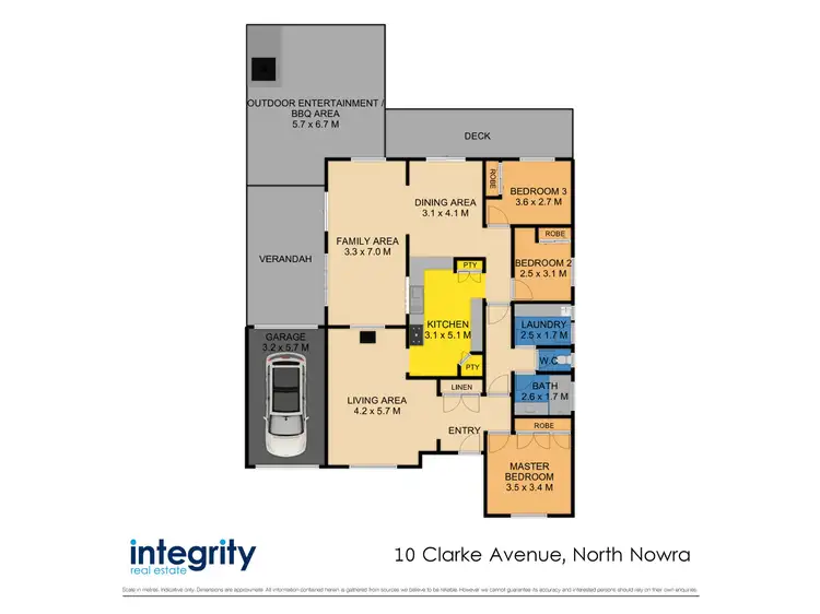 Floorplan of Homely house listing, 10 Clarke Avenue, North Nowra NSW 2541